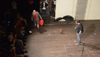 Arnošt Goldflam byl jednou z tuzemských hvězd Měsíce autorského čtení 2017 v Brně. Foto: Jan Gogin Tomášek